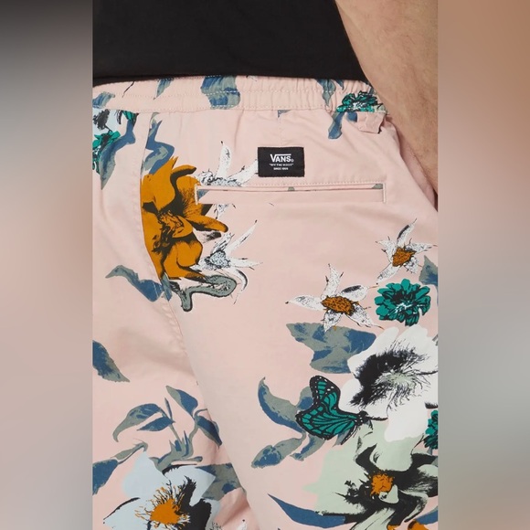 Vans Range Relax Elastic Floral Shorts, Size S, M - Picture 6 of 13